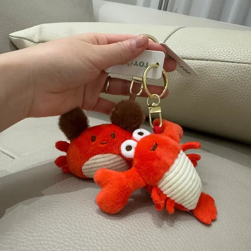 [BUNJANG] Sea Creatures Keyring / 바닷가재 꽃게 털게 키링 동물키링 바다키링
