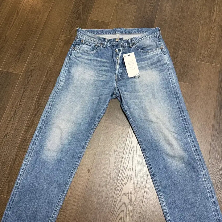[BUNJANG] Apresse Washed Denim Big E 34 / 25aw아프레쎄 워시드데님 빅E 34 27