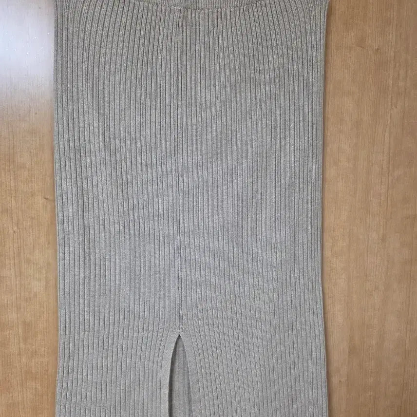 [BUNJANG] Knit Ribbed Long Skirt / 니트 골지 롱 스커트