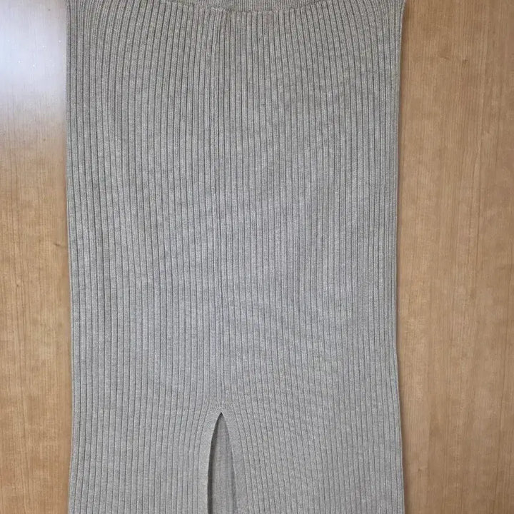 [BUNJANG] Knit Ribbed Long Skirt / 니트 골지 롱 스커트