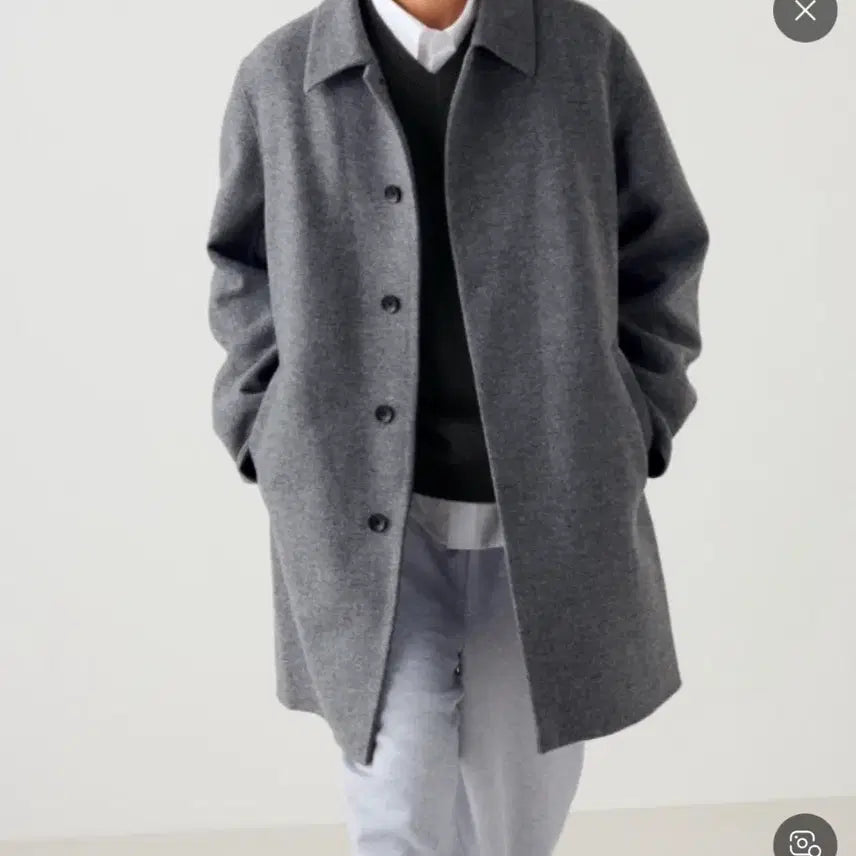 [BUNJANG] Uniqlo C Double Face Coat - Large / (새상품) 유니클로 C 더블페이스 코트. 라지
