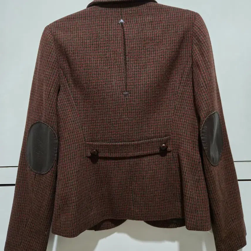 [BUNJANG] D.K CLUB Brown Check Jacket / D.K CLUB 브라운 체크 자켓