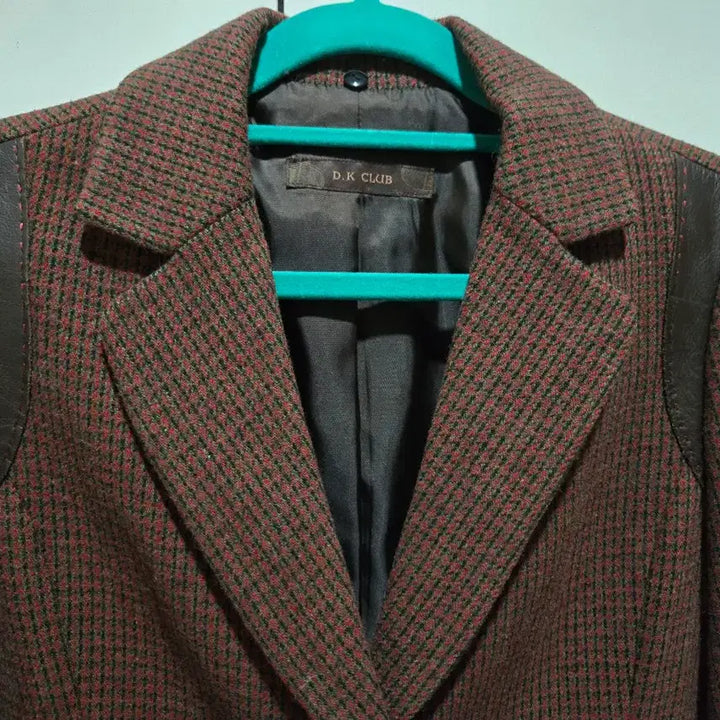 [BUNJANG] D.K CLUB Brown Check Jacket / D.K CLUB 브라운 체크 자켓