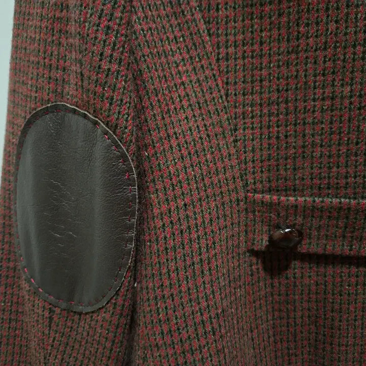 [BUNJANG] D.K CLUB Brown Check Jacket / D.K CLUB 브라운 체크 자켓