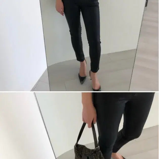 [BUNJANG] ORE Coated Jeans (Size 2) / ORE 오어 coated jeans 코팅진 새상품