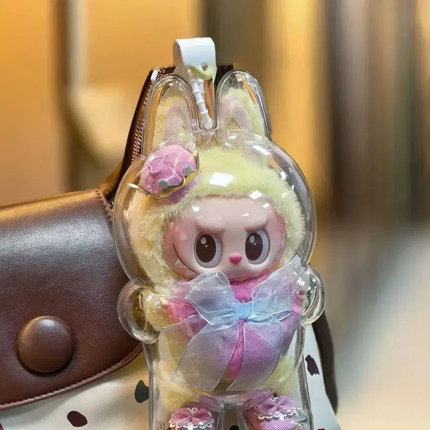 [BUNJANG] LABUBU Checkmate Keyring Case / 라부부 체크메이트 인형 키링 케이스