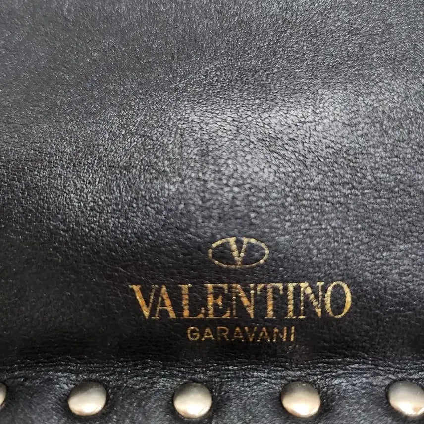 [BUNJANG] Valentino Black Studded Clutch Bag / (정품)발렌티노 블랙 스터드 클러치백