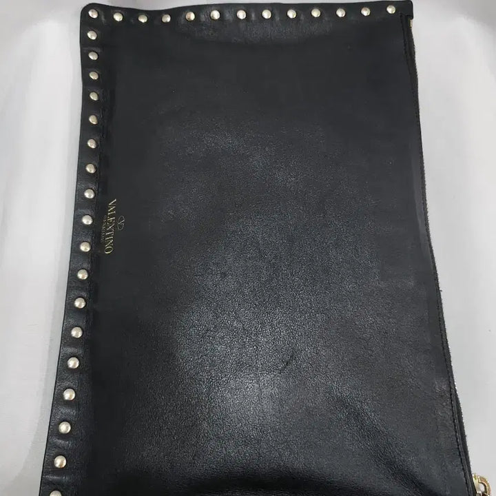 [BUNJANG] Valentino Black Studded Clutch Bag / (정품)발렌티노 블랙 스터드 클러치백