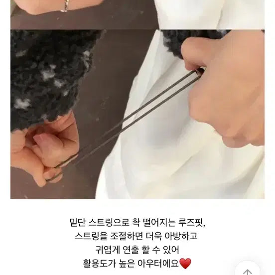[SOLD OUT] 에이블리 누빔안감 뽀글이 양털 도트 땡땡이 루즈핏 후리스 카키 후드점퍼