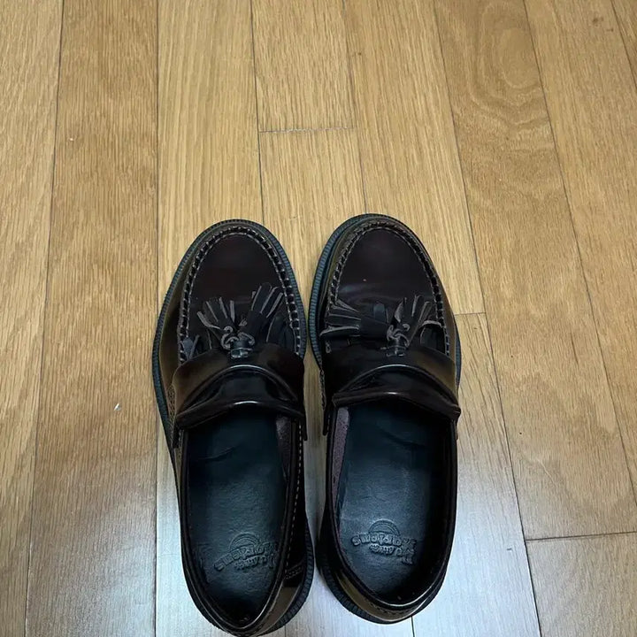 [BUNJANG] Dr. Martens Adrian Cherry Red Loafer Shoes / 닥터마틴 아드리안 체리레드 로퍼 구두