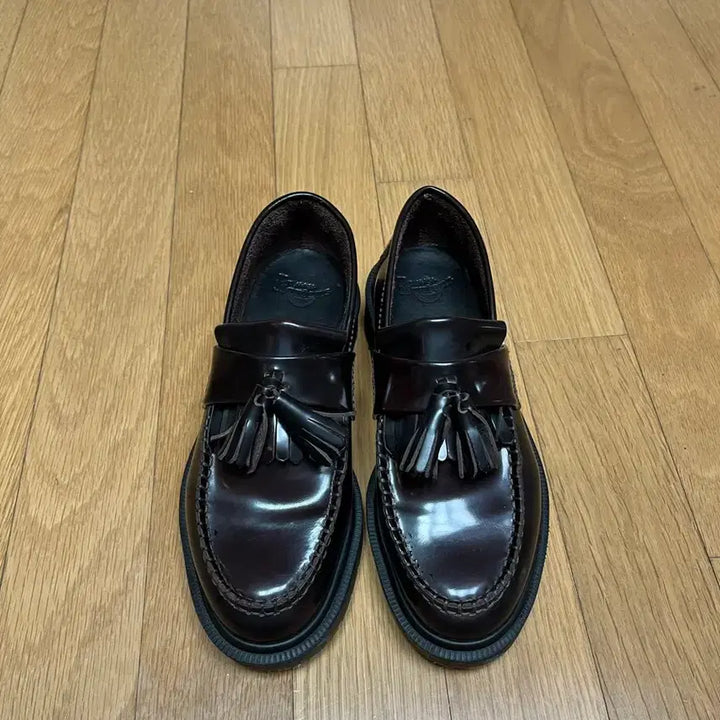 [BUNJANG] Dr. Martens Adrian Cherry Red Loafer Shoes / 닥터마틴 아드리안 체리레드 로퍼 구두