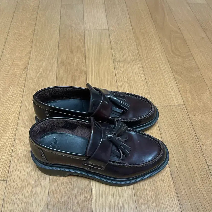 [BUNJANG] Dr. Martens Adrian Cherry Red Loafer Shoes / 닥터마틴 아드리안 체리레드 로퍼 구두