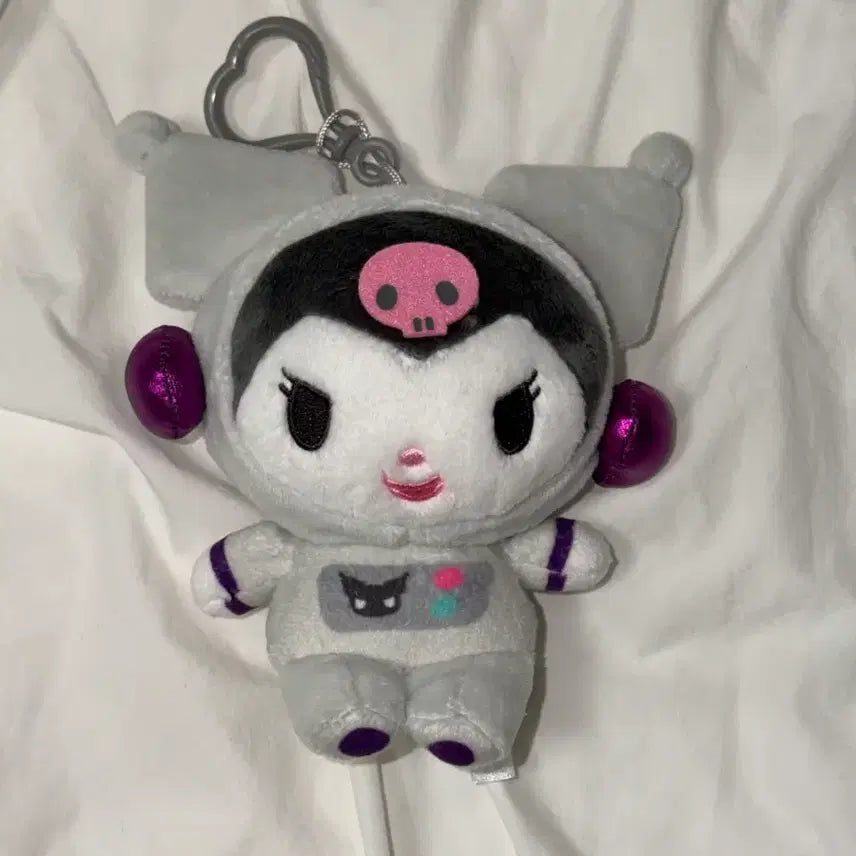 [BUNJANG] Sanrio Kuromi 20th Anniversary Space Suit Doll Keyring / 산리오 쿠로미 20주년 우주복 인형 키링 새상품