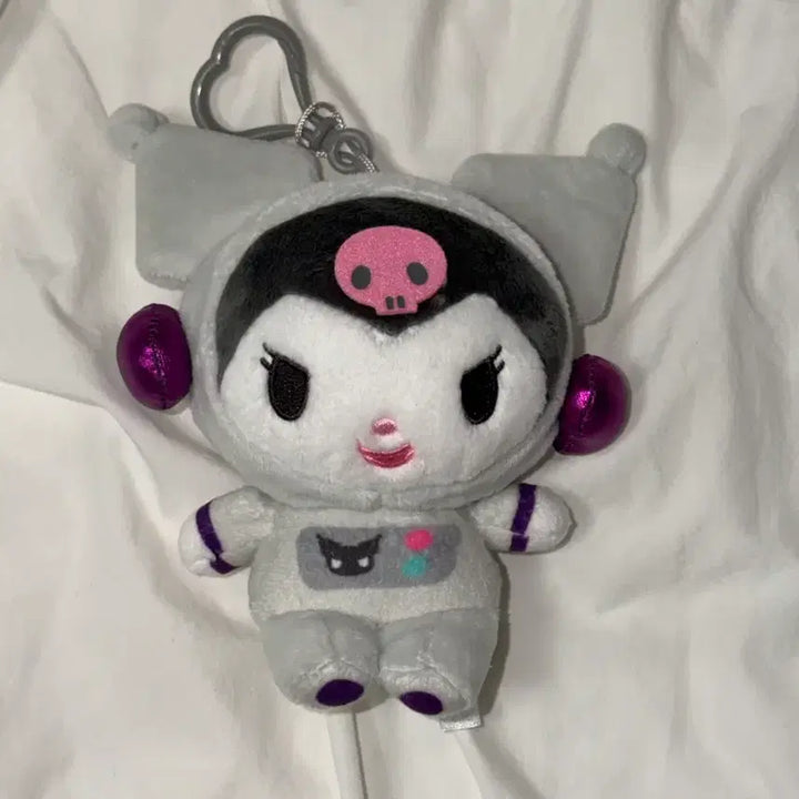 [BUNJANG] Sanrio Kuromi 20th Anniversary Space Suit Doll Keyring / 산리오 쿠로미 20주년 우주복 인형 키링 새상품