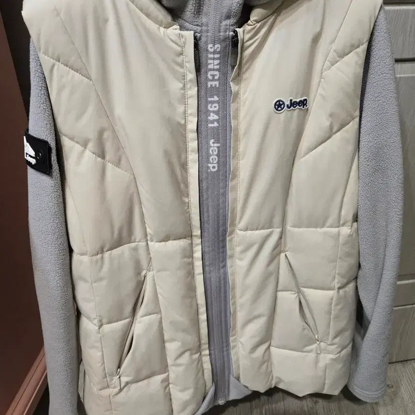 [BUNJANG] Jeep Fleece Padded Vest / 지프 패딩