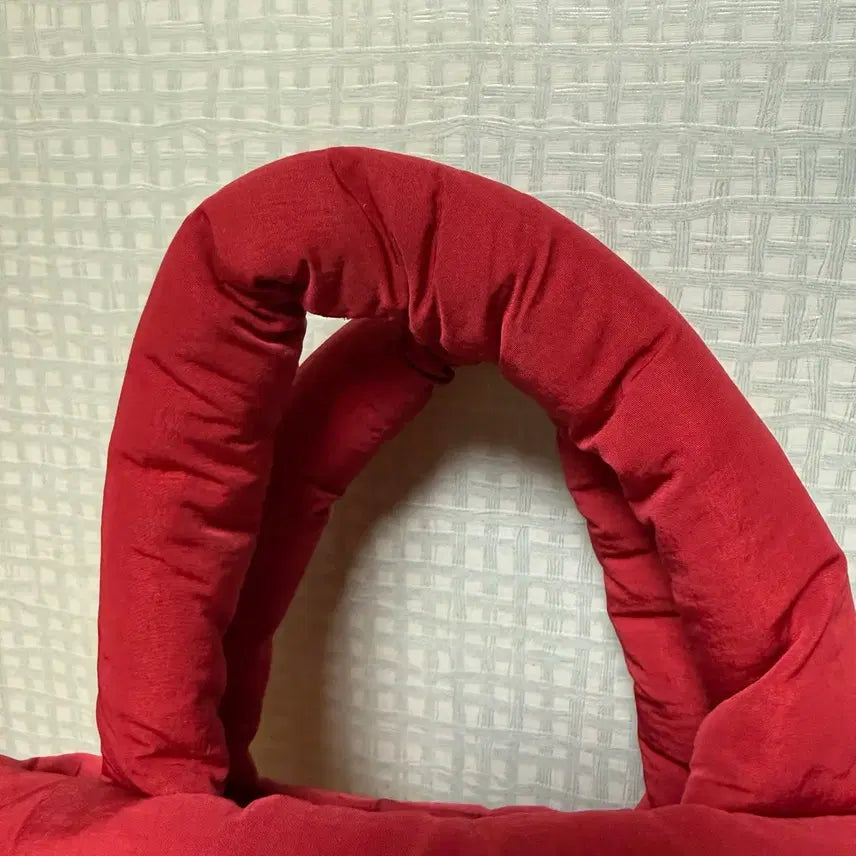 [BUNJANG] I think so Red Padded Bag Tote Shoulder Crossbody / 아이띵소 레드 패딩백 토트백 숄더백 크로스백