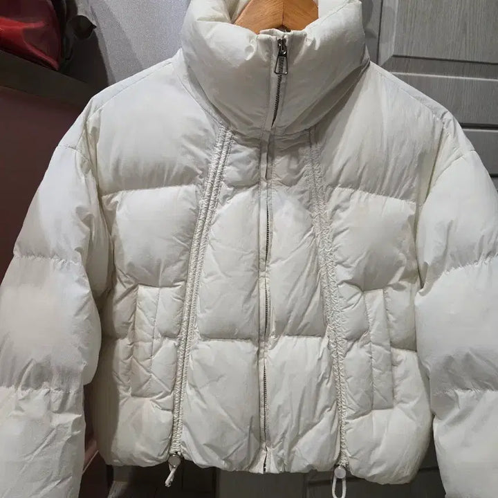 [BUNJANG] White Lightweight Padded Jacket / 화이트 패딩