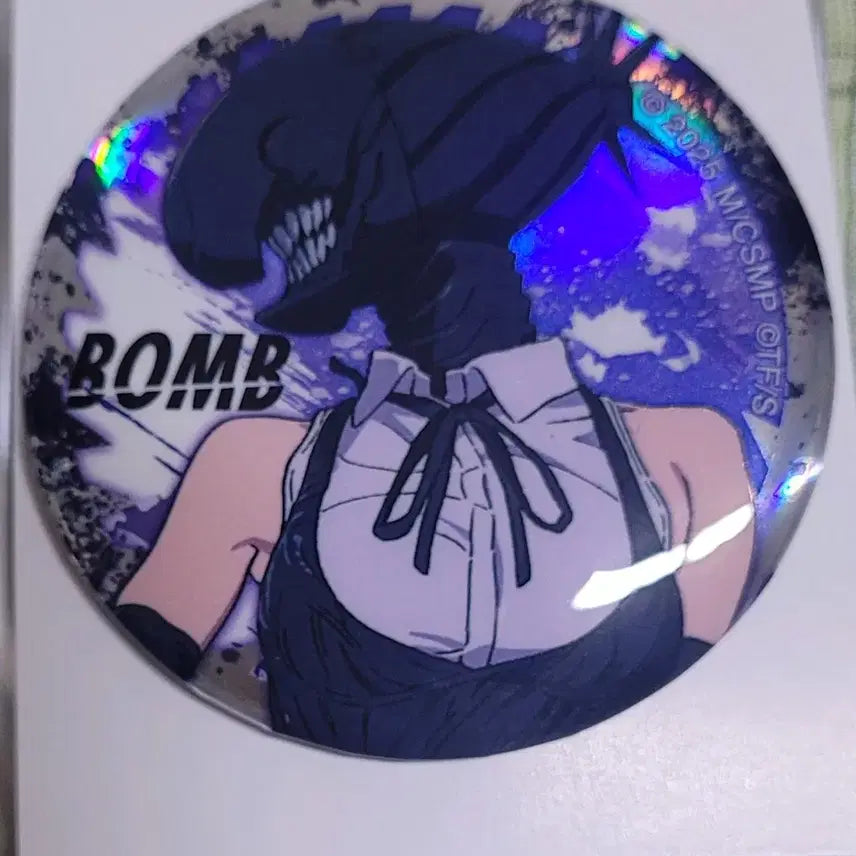 [BUNJANG] Chainsaw Man Metallic Denji/Pochita Can Badge Set / 체인소맨 메탈릭 덴지/밤 캔뱃지 세트