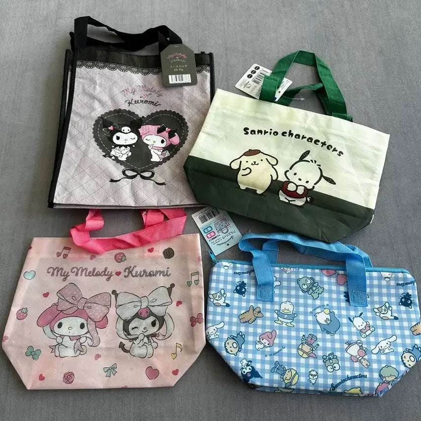 [BUNJANG] Sanrio Tarpaulin Bag Lunch Bag / (정품) 산리오 타포린백, 도시락 가방