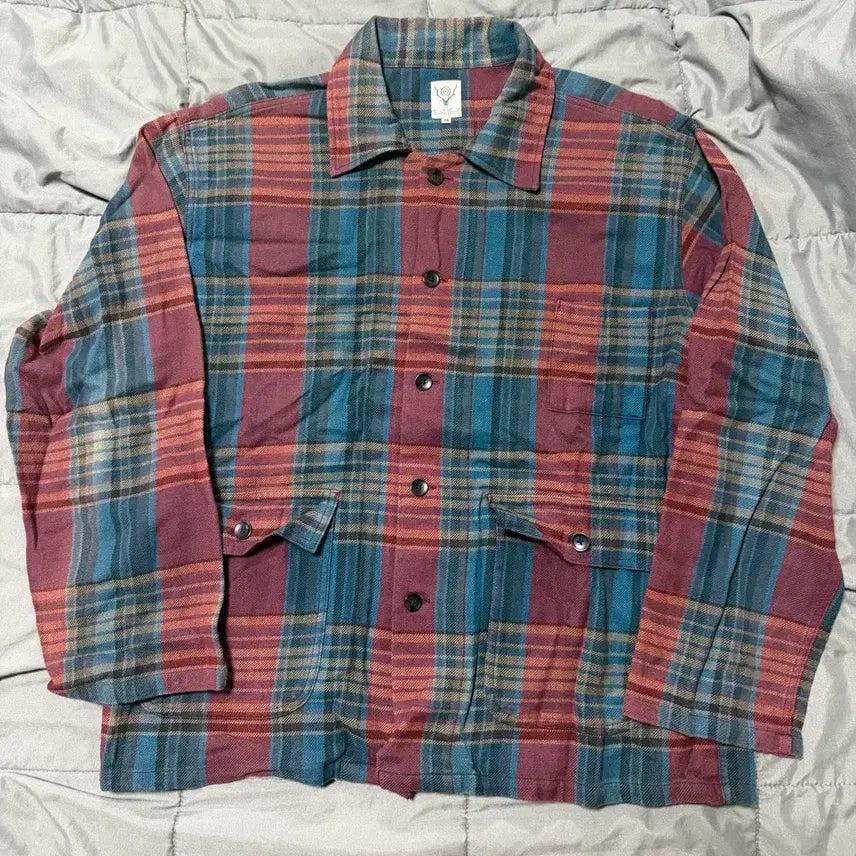[BUNJANG] South2 West8 Flannel Hunting Jacket (M) / South2 West8 남이서팔 플란넬 헌팅자켓 m사이즈 팝니다