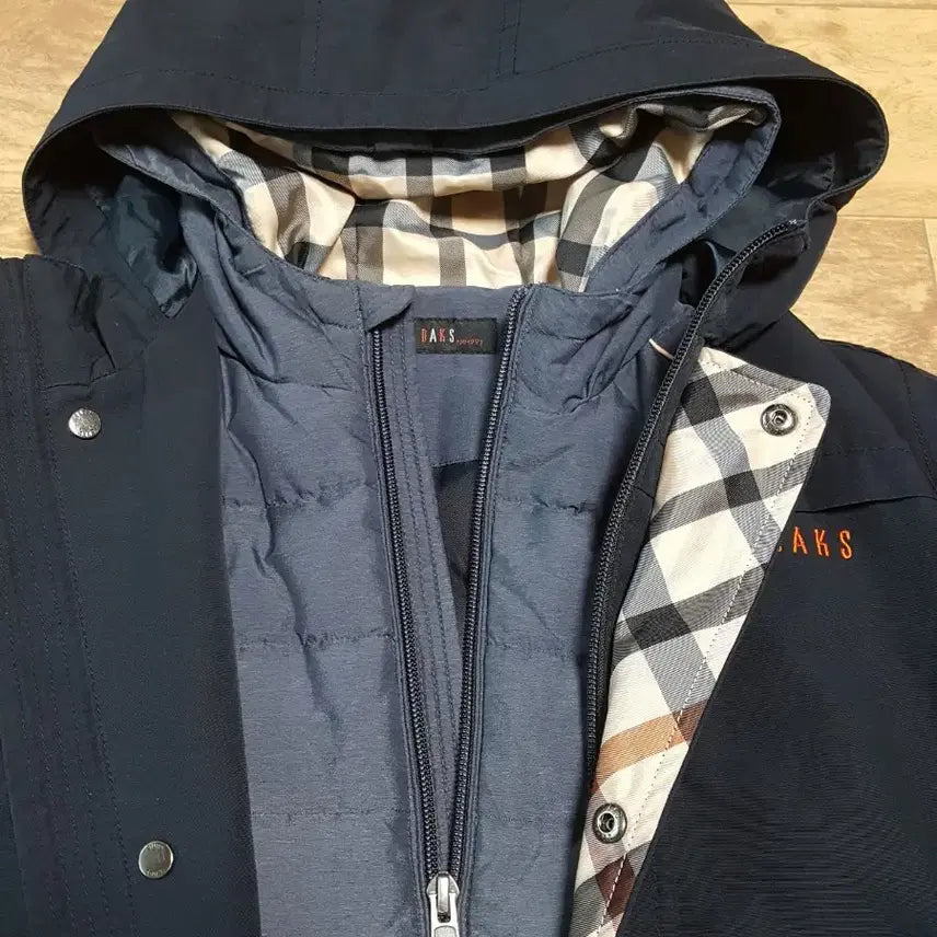 [BUNJANG] Daks Kids Hooded Jacket / 택포)닥스키즈 경량패딩 130,닥스키즈 후드자켓. 아동패딩130