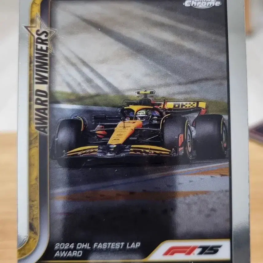 [BUNJANG] Topps Chrome Lando Norris Card / 2025 F1 탑스 크롬 랜도 노리스 카드
