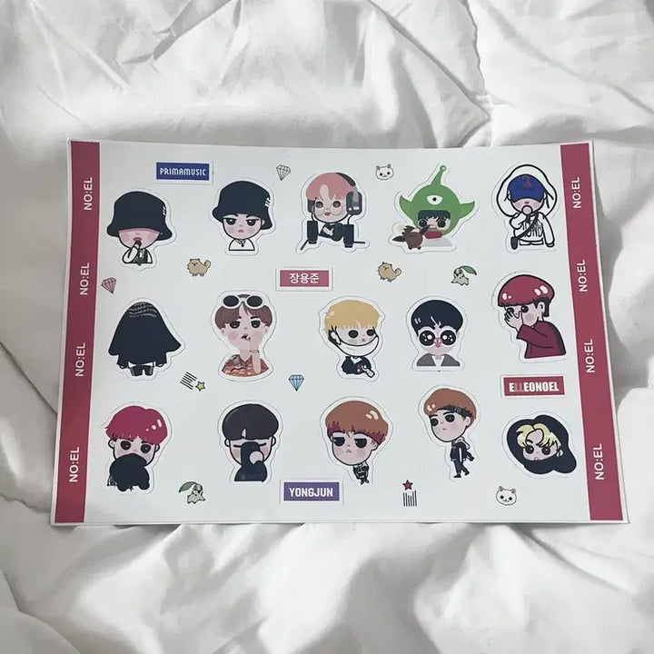 [BUNJANG] Noel Jang Yongjun Sticker Bundle Set / [일괄 판매] 노엘 장용준 스티커
