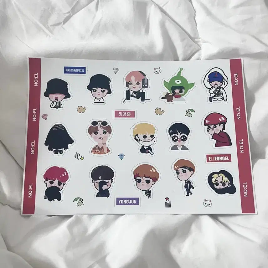 [BUNJANG] Noel Jang Yongjun Sticker Bundle Set / [일괄 판매] 노엘 장용준 스티커