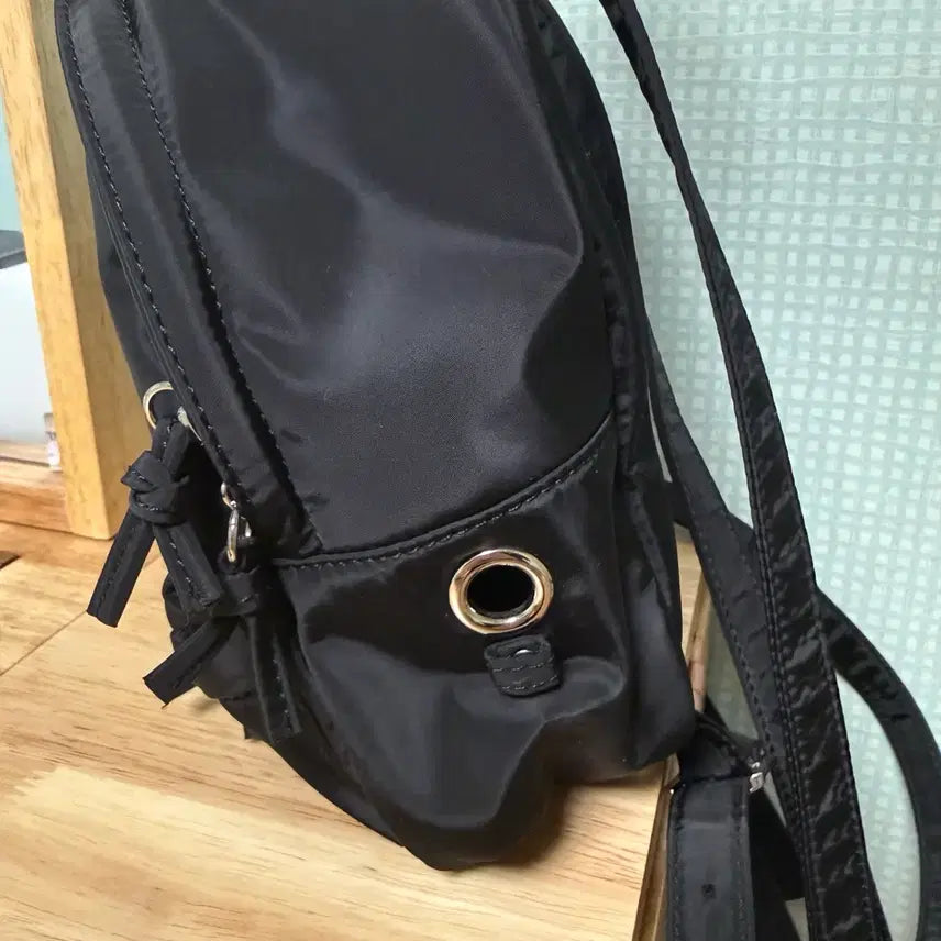 [BUNJANG] Dearis Moarin Karina Kim Hye Yoon Mini Backpack - Black / 디어니스 모린 미니백팩 카리나 가방 김혜윤 가방 백팩 블랙