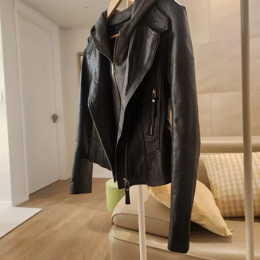 [BUNJANG] Leather Jacket 44 / collncos  이태리 천연 양가죽 100%  자켓    44  ~