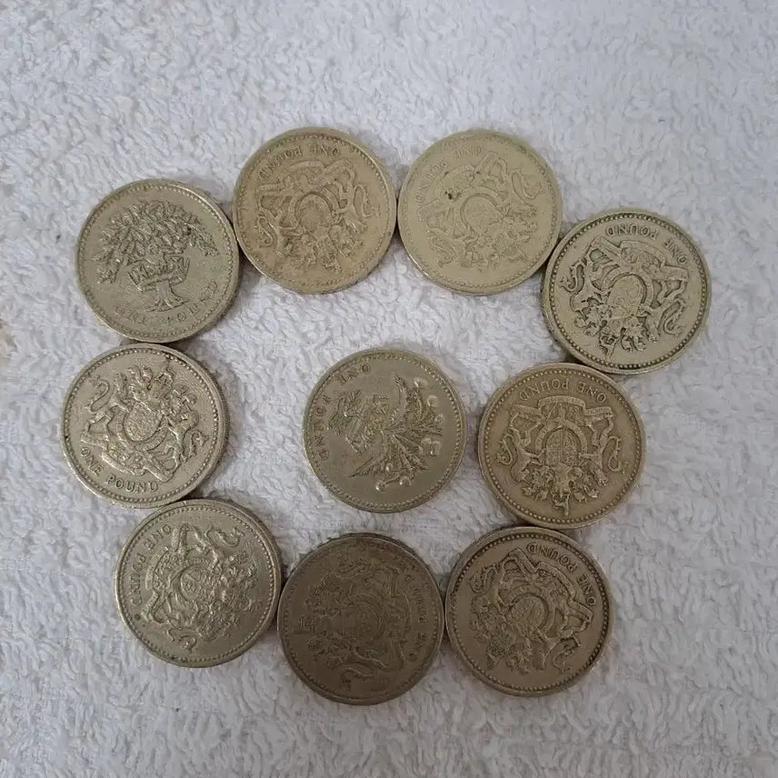 [BUNJANG] Elizabeth II 1 Pound Coin Collection / 엘리자베스 2세 1파운드 동전 모음