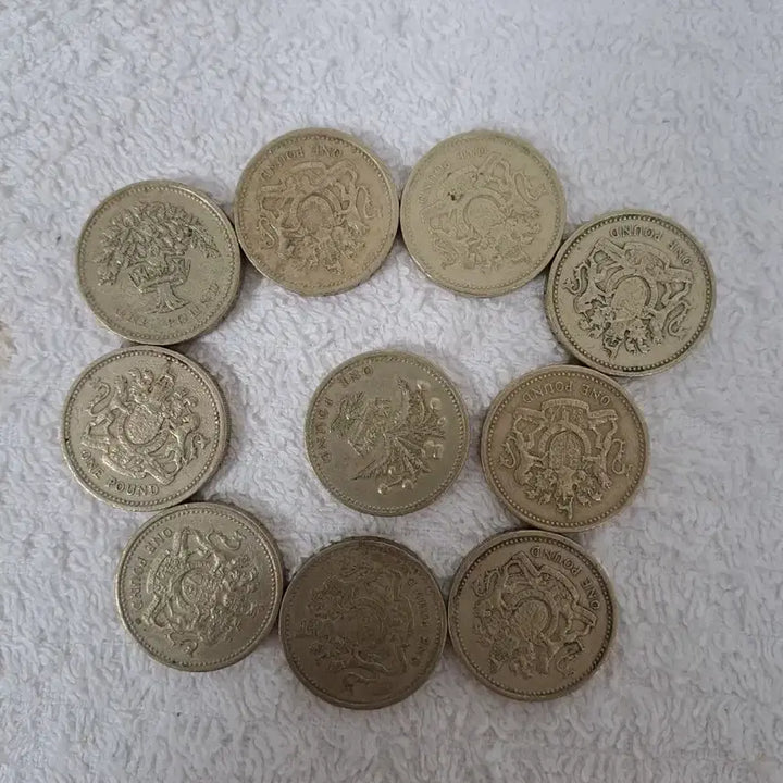 [BUNJANG] Elizabeth II 1 Pound Coin Collection / 엘리자베스 2세 1파운드 동전 모음