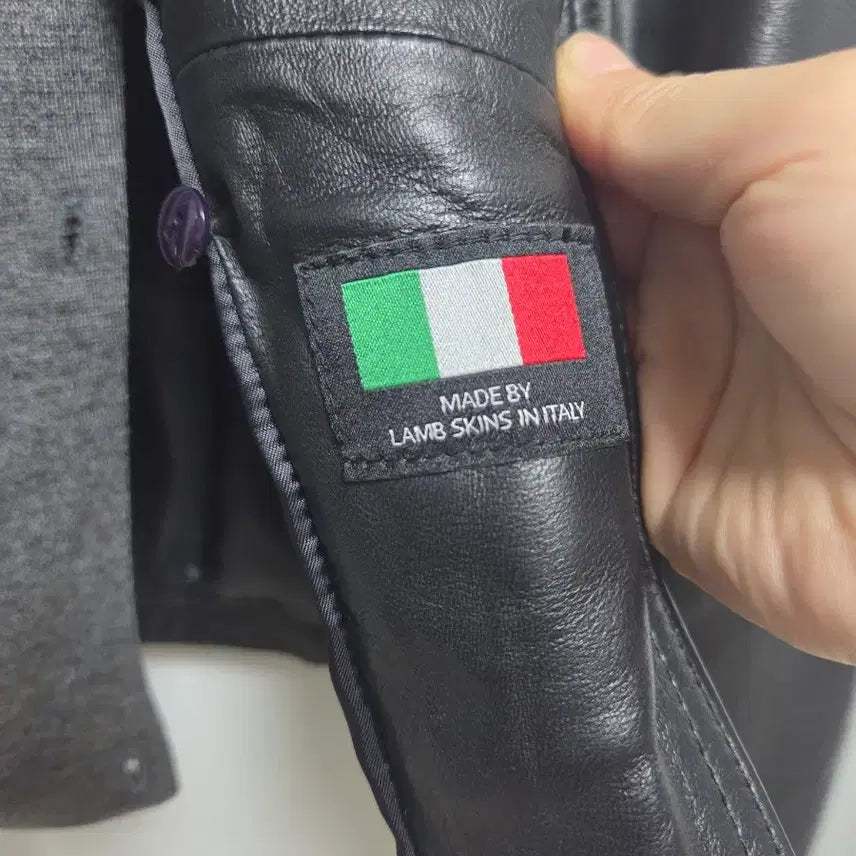 [BUNJANG] JIGOTT Lambskin Leather Hooded Jacket / JIGOTT 후드 양가죽 자켓 S-M 사이즈
