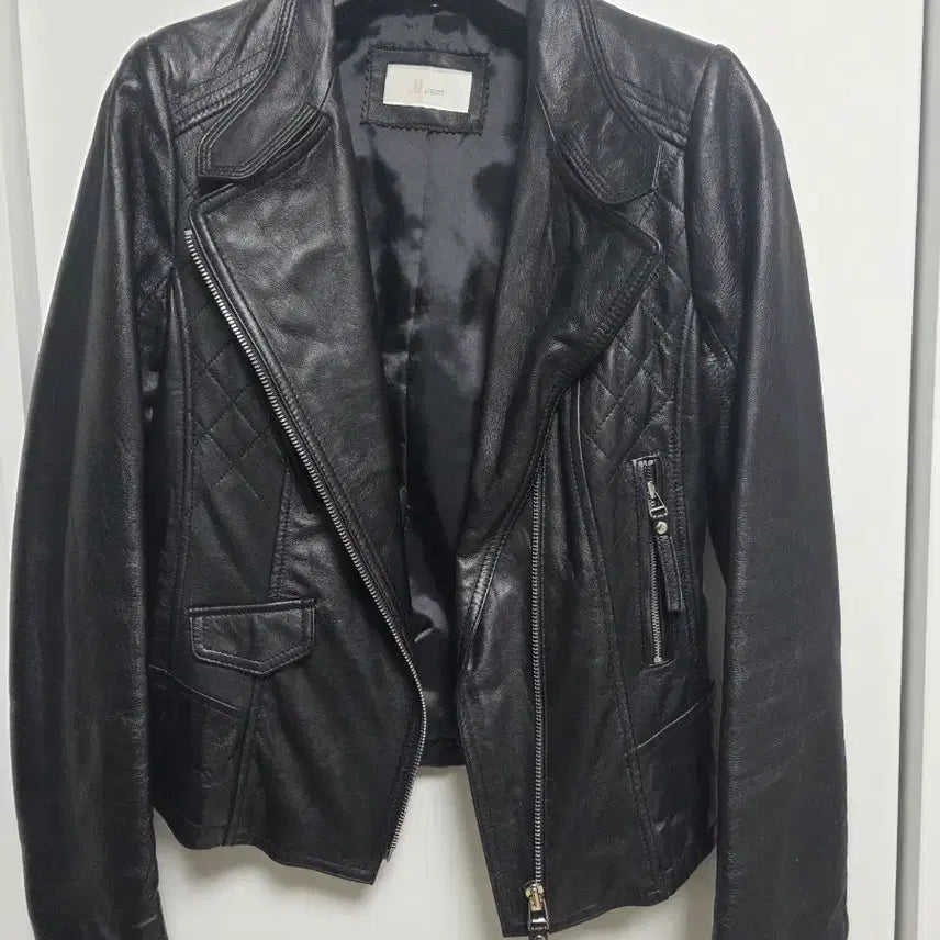 [BUNJANG] JIGOTT Lambskin Leather Hooded Jacket / JIGOTT 후드 양가죽 자켓 S-M 사이즈