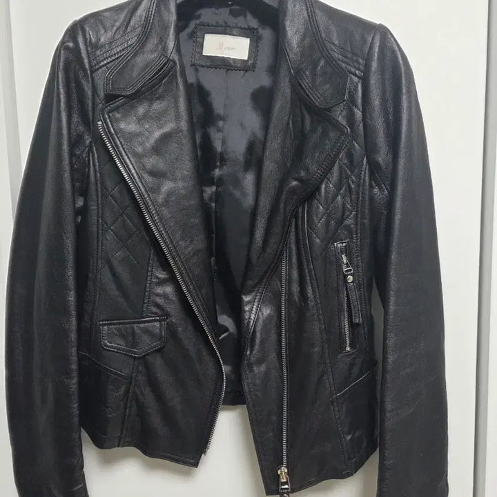 [BUNJANG] JIGOTT Lambskin Leather Hooded Jacket / JIGOTT 후드 양가죽 자켓 S-M 사이즈
