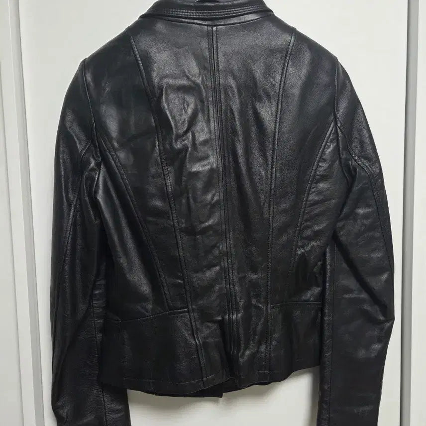 [BUNJANG] JIGOTT Lambskin Leather Hooded Jacket / JIGOTT 후드 양가죽 자켓 S-M 사이즈