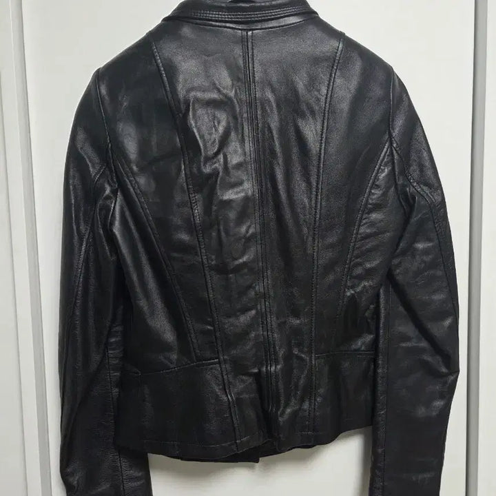 [BUNJANG] JIGOTT Lambskin Leather Hooded Jacket / JIGOTT 후드 양가죽 자켓 S-M 사이즈