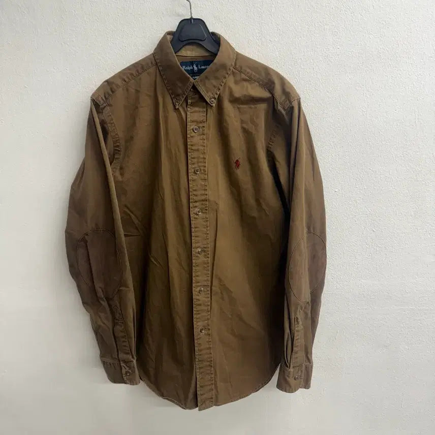 [SOLD OUT] 폴로 랄프로렌 브라운 클래식핏 셔츠 S