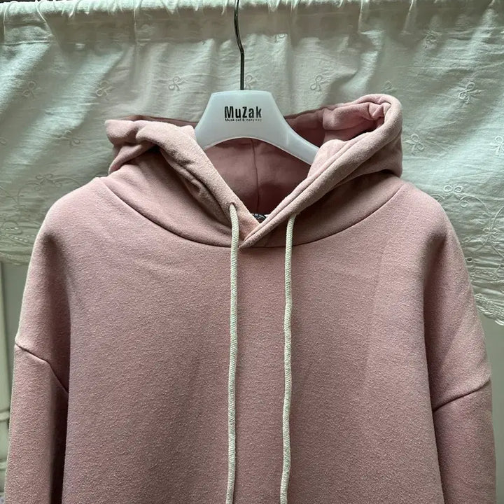 [BUNJANG] Vintage Pink Fleece Hoodie XL / 기모 후드티 빈티지핑크 사이즈XL팝니다