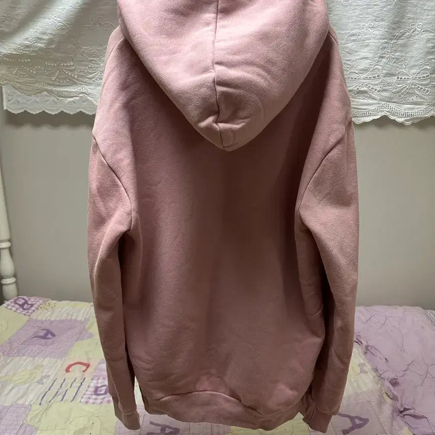 [BUNJANG] Vintage Pink Fleece Hoodie XL / 기모 후드티 빈티지핑크 사이즈XL팝니다