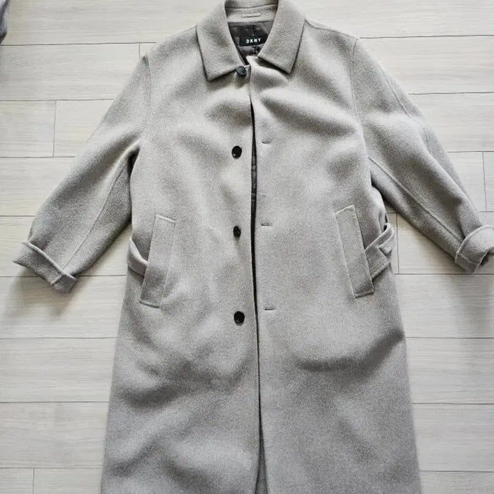 [BUNJANG] DKNY Balmacan Coat - Light Beige - Large / 한섬 DKNY 발마칸 코트. 라지