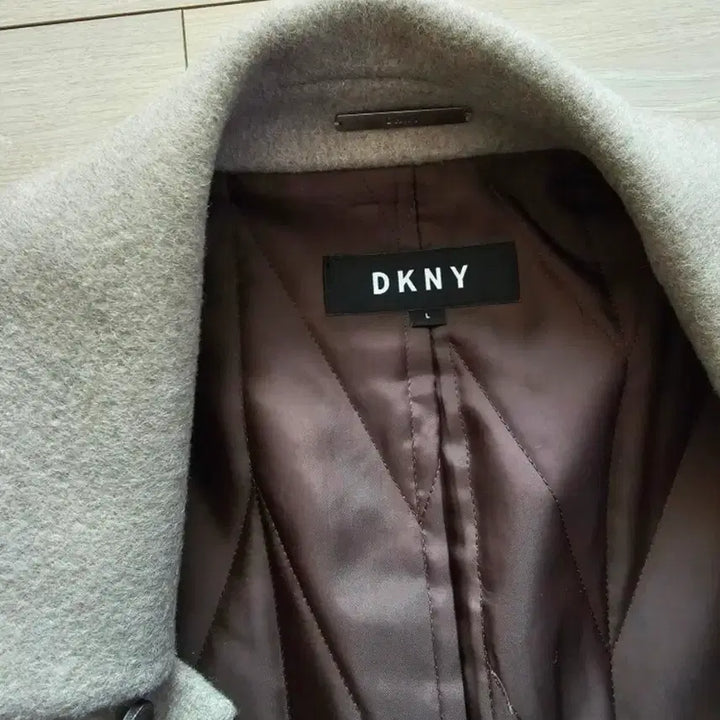[BUNJANG] DKNY Balmacan Coat - Light Beige - Large / 한섬 DKNY 발마칸 코트. 라지