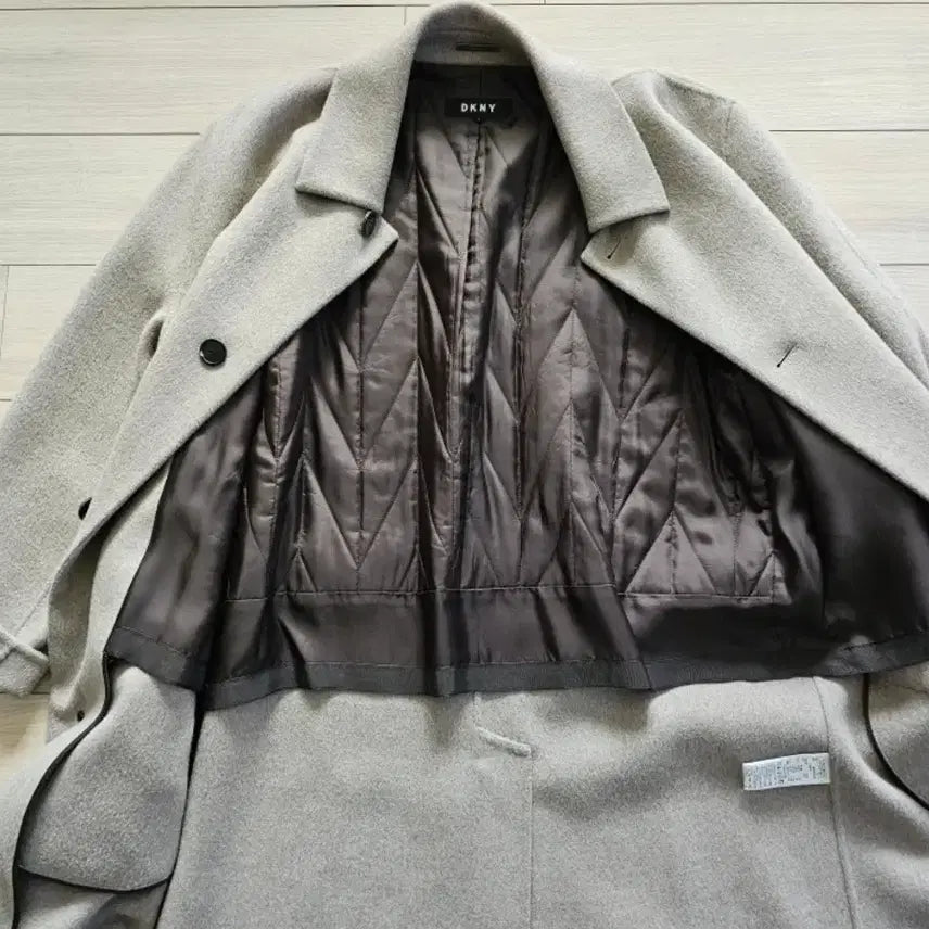 [BUNJANG] DKNY Balmacan Coat - Light Beige - Large / 한섬 DKNY 발마칸 코트. 라지