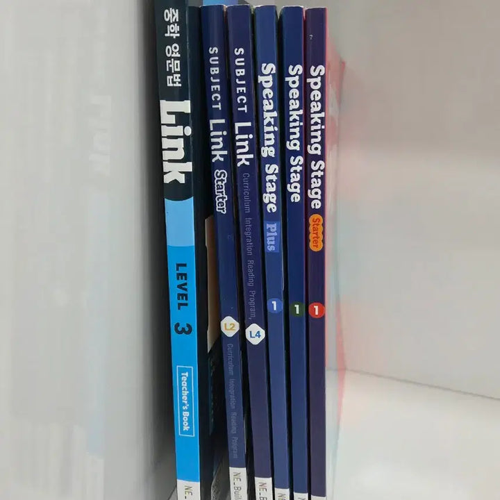 [BUNJANG] Neungryul Speaking Stage & Subject Link English Textbook Bundle / 초등중등 영어 말하기 스피킹스테이지 새상품 speaking stage능률