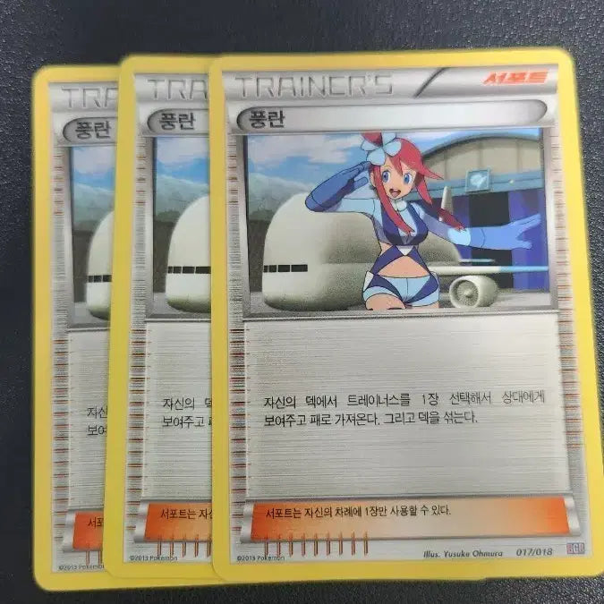 [BUNJANG] Pokemon Flannery Trainer Card / 포켓몬 카드 풍란 트레이너 bgb