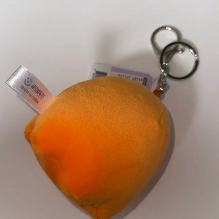 [BUNJANG] Pac-Man Orange Keyring / 팩맨 인형 오렌지 키링