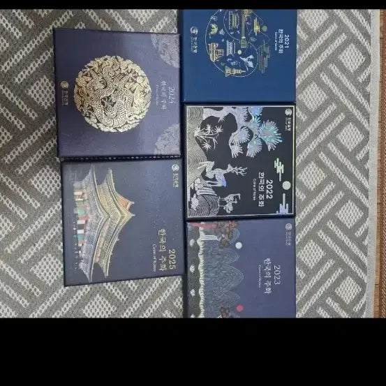 [BUNJANG] Korean Mint Set (2021-2025) Coin Collection / * 2021년~2025년 한국의주화 민트세트