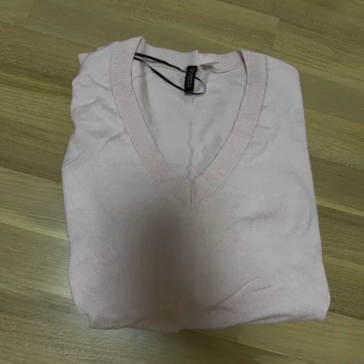 [BUNJANG] H&amp;M V-Neck Knit Sweater / H&amp;M 핑크 V넥 니트