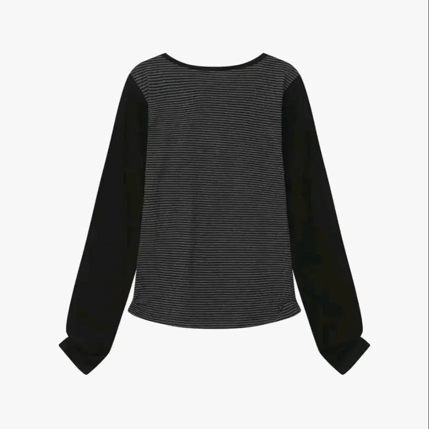[BUNJANG] Miseki Seoul Henley Neck Long Sleeves Stripe Top / 미세키 서울 Henley neck long sleeves STRIPE 2