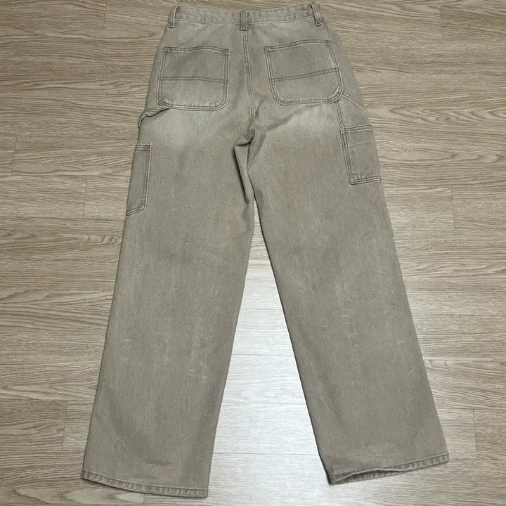 [BUNJANG] Musinsa Standard Pigment Denim Double Knee Carpenter Pants Beige (28) / [무신사 스탠다드][28] 더블 니 카펜터 팬츠 [베이지]